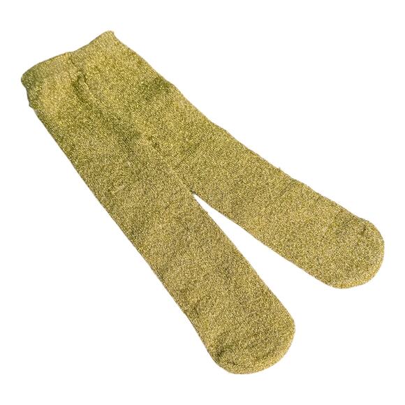 American Girl Doll Julie Gold Tights Christmas Outfit Accessory Sparkle Glitter - Picture 4 of 4